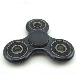 Electroplate Fidget Spinner Hand Stress Reducer Toy for Anxiety, and Autism Adult, Child (Black) Electroplate Fidget Spinner Hand Stress Reducer Toy for Anxiety, and Autism Adult, Child (Black)